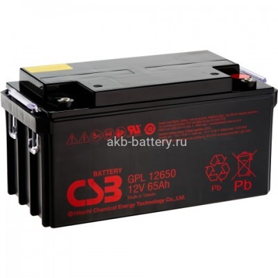 Аккумулятор CSB GPL 12650