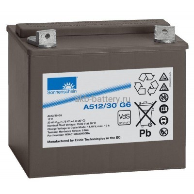 Аккумулятор SONNENSCHEIN a512/30.0 G6