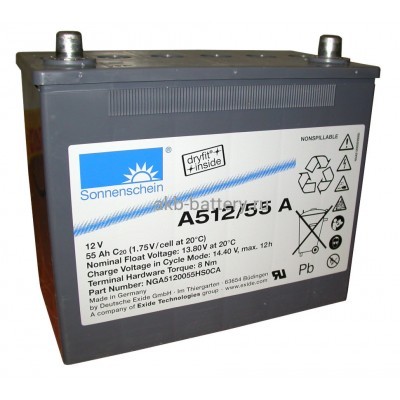 Аккумулятор SONNENSCHEIN a512/55.0 A