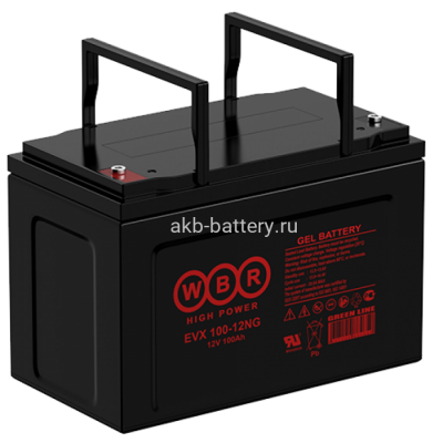 Тяговый аккумулятор WBR EVX100-12NG