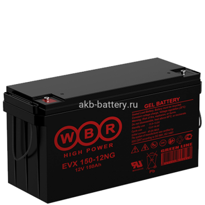 Тяговый аккумулятор WBR EVX150-12NG