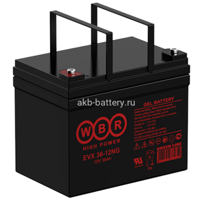Тяговый аккумулятор WBR EVX36-12NG