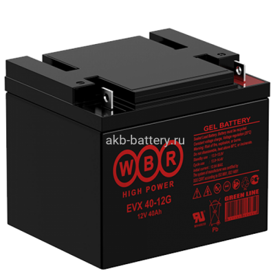 Тяговый аккумулятор WBR EVX40-12G