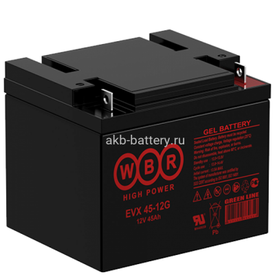 Тяговый аккумулятор WBR EVX45-12G