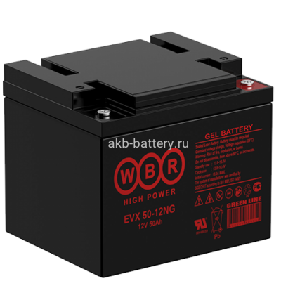 Тяговый аккумулятор WBR EVX50-12NG