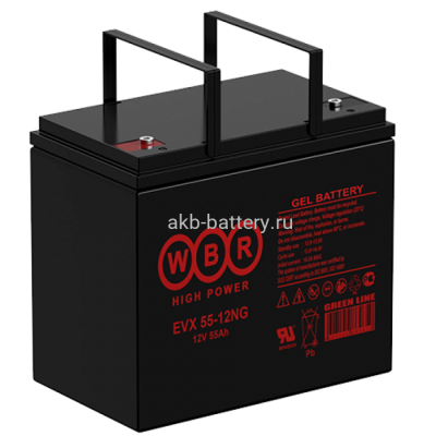 Тяговый аккумулятор WBR EVX55-12NG