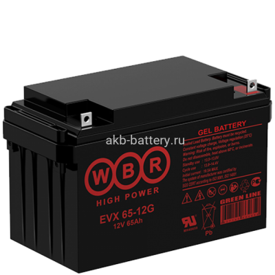 Тяговый аккумулятор WBR EVX65-12G