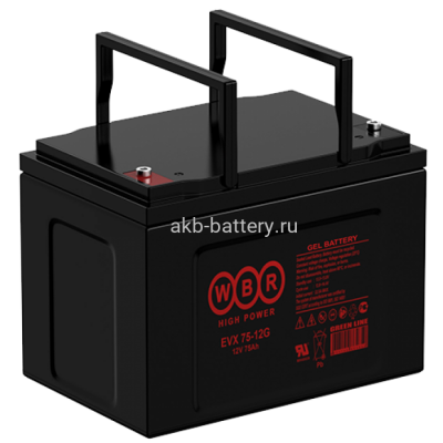 Тяговый аккумулятор WBR EVX75-12G
