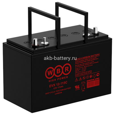 Тяговый аккумулятор WBR EVX12-115C2