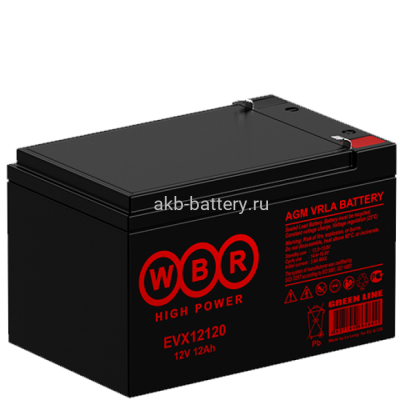 Тяговый аккумулятор WBR EVX12120