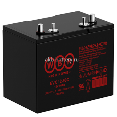 Тяговый аккумулятор WBR EVX12-90C