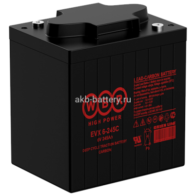 Тяговый аккумулятор WBR EVX6-245C