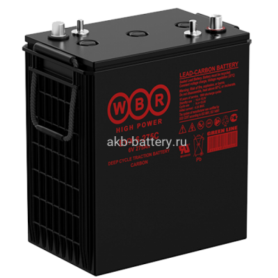 Тяговый аккумулятор WBR EVX6-275C2