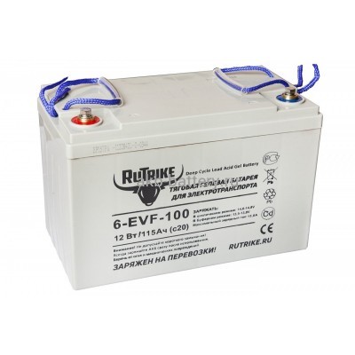Тяговый аккумулятор RuTrike 6-EVF-100 (12V100A/H C3)